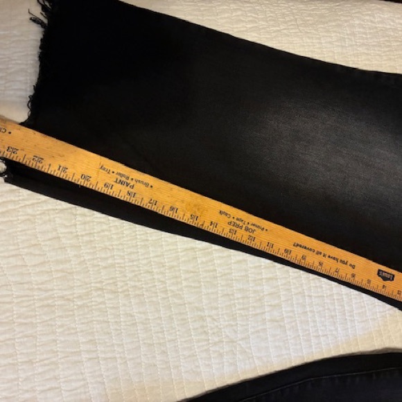 Judy Blue Black Flare Jeans with Frayed Hem - Picture 8 of 9